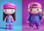 create stylized 3d toys, custom cartoon models for games and collectibles